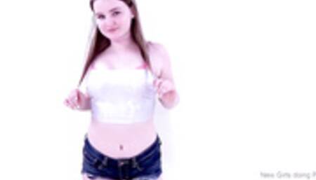 Cute girl with big tits gets pussyfucked