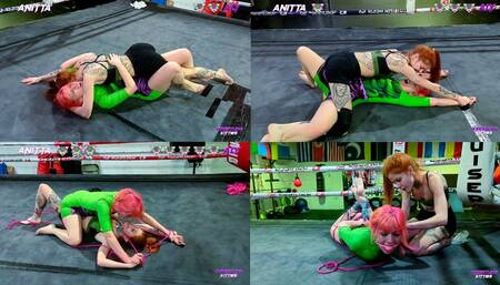 Wrestling female bondage: Aly VS - Anitta Lotta D - WMV, HD720
