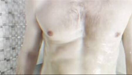 Showering With Albino Adonis