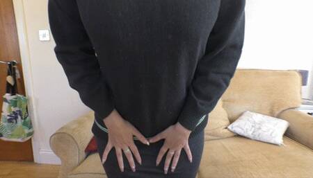 School Uniform Shirt and Tie Tease