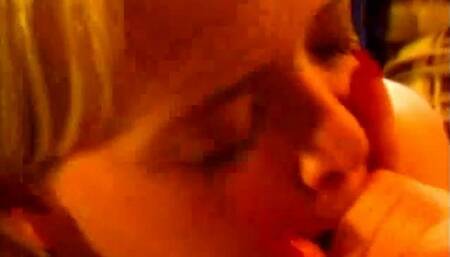 Blonde gets hard pussy pounded on the couch