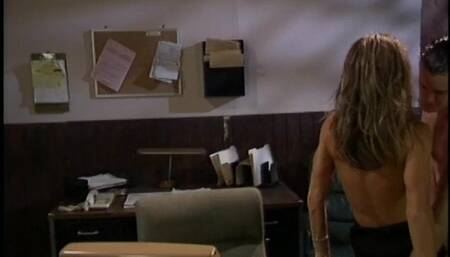 Dude fucks firm milf blonde on office desk