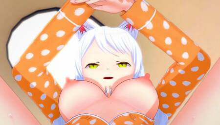 Stand and Carry Black Hanekawa POV : Bakemonogatari Hentai Parody