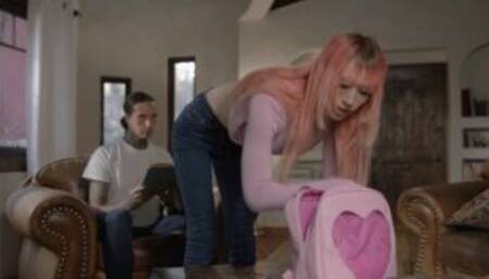 TS stepsis fucked by stepbro for 1st time