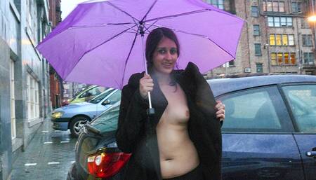 Uk-Flashers featuring Zarina Masood's outdoor clip