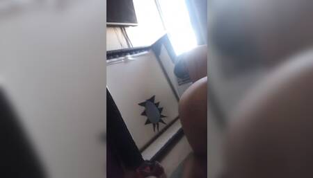 Nikki Montero rimming the ass of femboy , for the first time in My career a rim job!