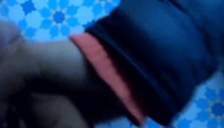 Risky FLASH PAYS OFF! Real STRANGER, scared at first, gives HELPING HANDJOB in big store.