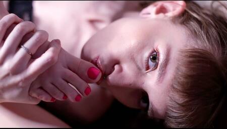 Femdom Pink toes CEI