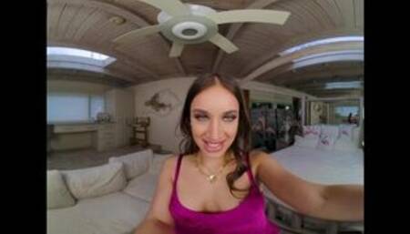 Natural Babe Uma Jolie Cant Resist Your Big Cock Even In Her Parents House VR Porn