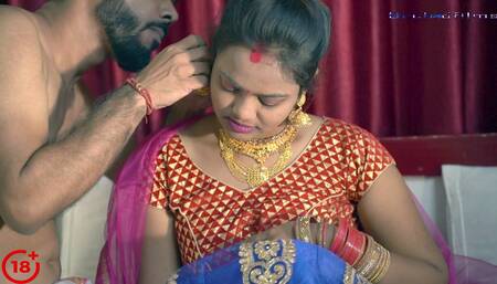 Dirty bhabi fucked by desi huge cock in suhagrat