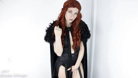 Sansa Stark catches you looking JOI