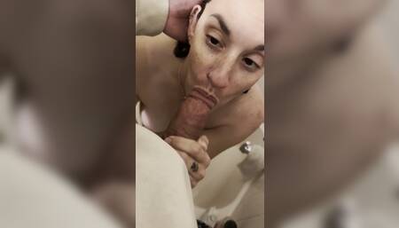 Invited into shower with stepmom