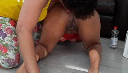 My Stepsister sucks my ass hole