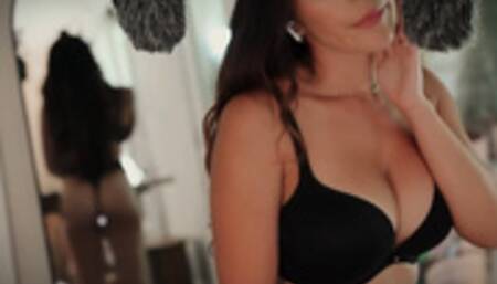 PuffinASMR Black Lingerie ASMR