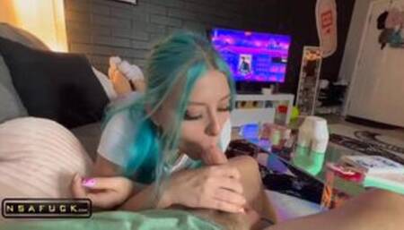 Playing just the Tip with my Girlfriends