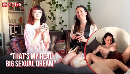 Amorous model's trimmed bush video