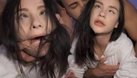 EXTREME SQUIRTING ORGASM - 18 Yo Teen DESTROYED In Rough Doggystyle - Matty Mila Perez