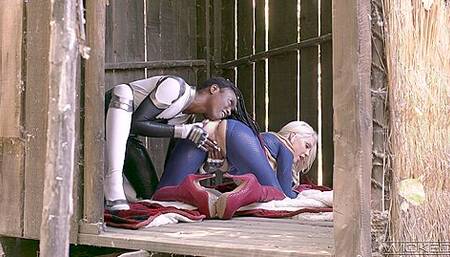 Captain Marvel Makes Her Self Squirt Hard P2