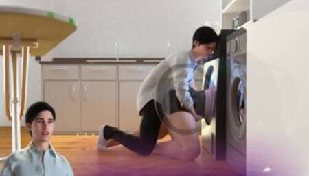 [Gameplay] Apocalust [v0.04] - Part 8 - Guy rubs on the gorgeous ass of a MILF stu...