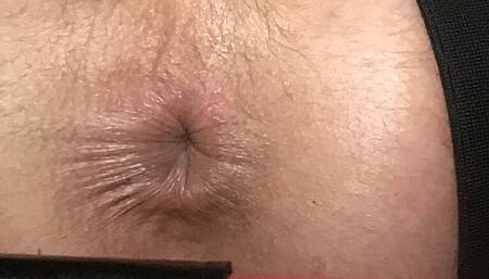 Big cock butt plug play