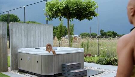 Emelie Crystal gets her mouth and shaved pussy fucked