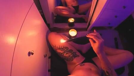 Mia rand -Pov Masturbation With Candles And Wax