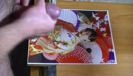 Japanese Kimono girl cum tribute