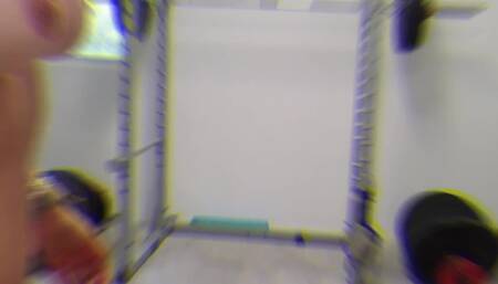 Ipledgeallegiance - Powerlift naked squats in the gym