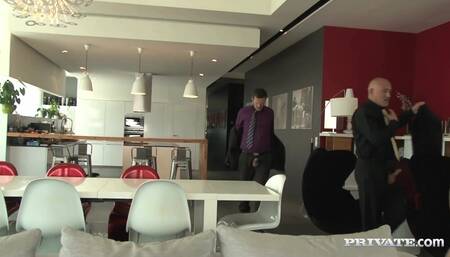 Busty Jasmine Takes Two Dicks