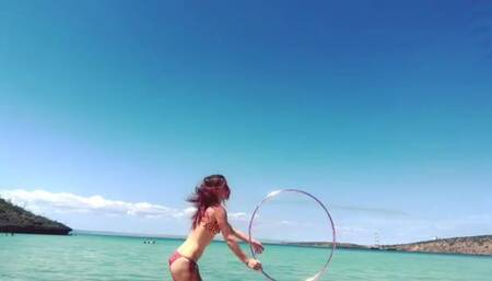 Sexiest hoop bunny Tippytoes_flows beach