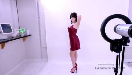 Sweet Teen with bangs gets it deepthroat