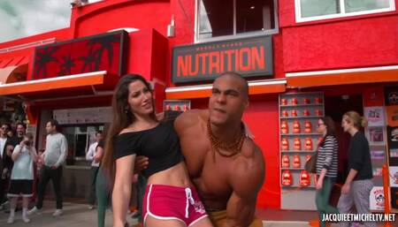 JacquieEtMichelTV - Clea Hot Date At Muscle Beach FRENC