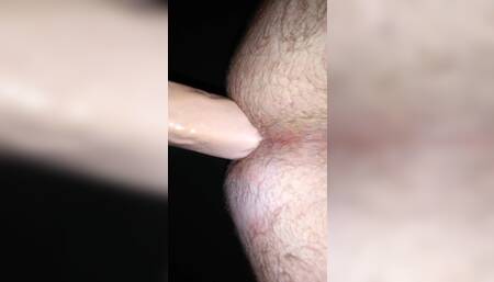 Monster 13.5 inch dildo balls deep