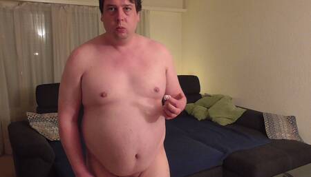 With creamed cock hosed