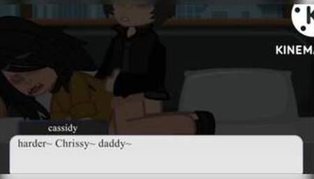 Evan and Cassidy kick it | alive au | teens | gacha club | gacha fnaf |fnaf(Not Mine)