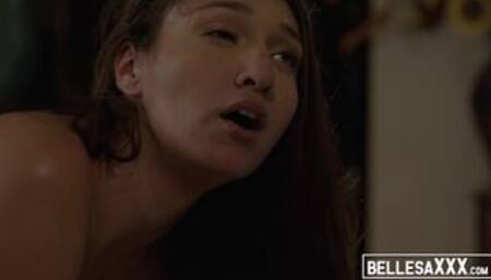 Natural tits Bella Rolland fucked after passionate sixtynine