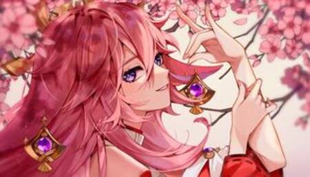 Genshin Impact: Yae Miko Sex with a Beautiful Girl. (3D Hentai)