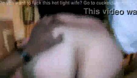 Mature amateur wife homemade threesome with cum