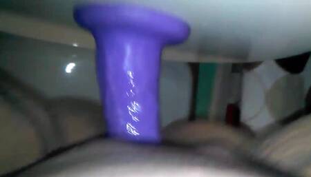 Short video of Bbw riding a dildo