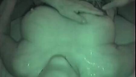 Christine01 bareback gangbanged in a club