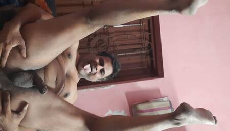 Desi Gay Whore Jayanta Nandan his Useless Dick and Ball