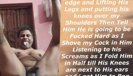 Jayanta Nandan Gandu burning his Useless Dick