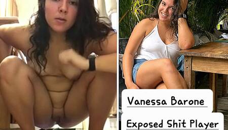 Vanessa Barone Fully Exposed Playing With Shit