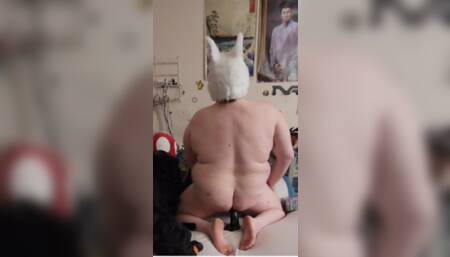 Trashley uses big toy