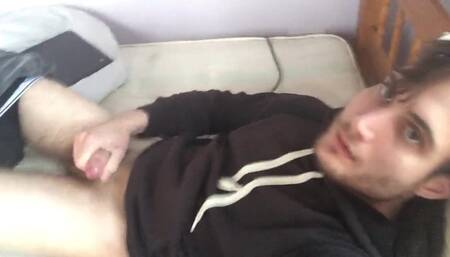 Masturbating on my bed horny