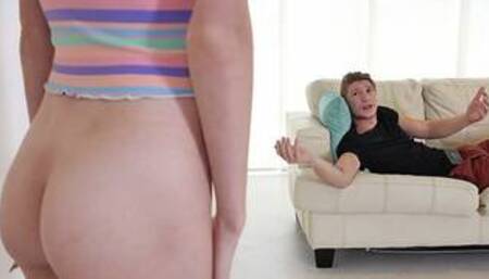 HOLED Step Brother Asked To Help Step Sister Try Anal