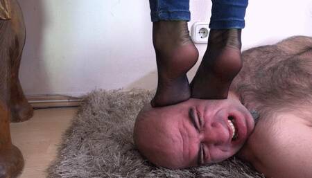ROSALINA - Jeans And Nylon Socks - INHUMAN Trampling And Facestanding