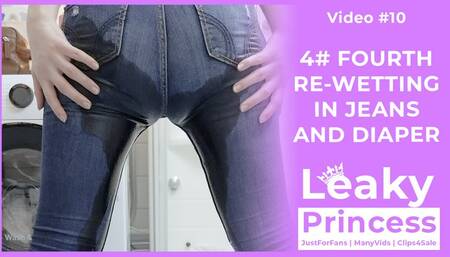 4th Re-Wetting diaper with jeans