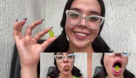 Violetta Sucks Her Gummie Man!