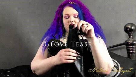 Shiny Gloves Tease